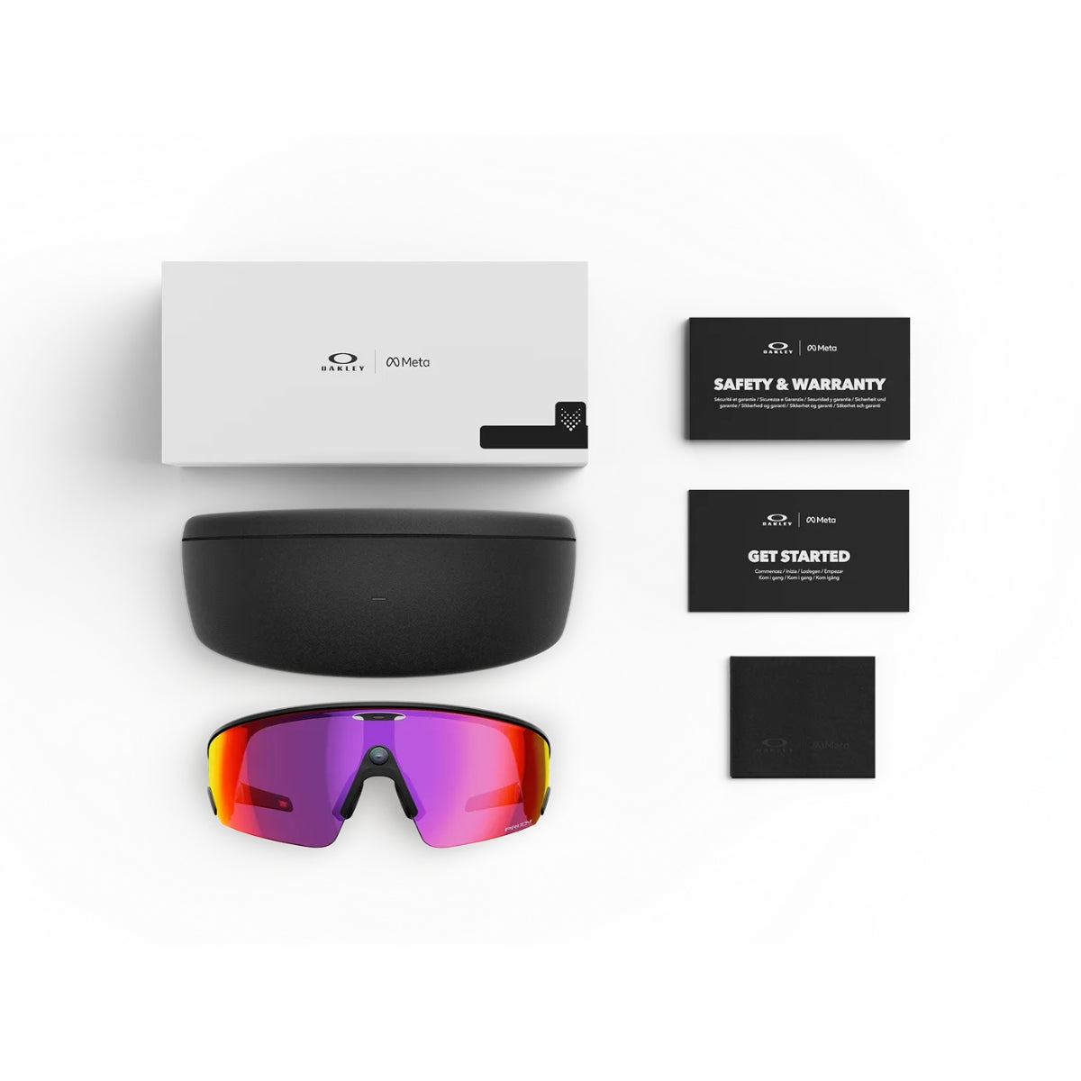 Oakley Meta Vanguard AI Smart Sports Glasses OW8001 010 showcasing premium Oakley design – India