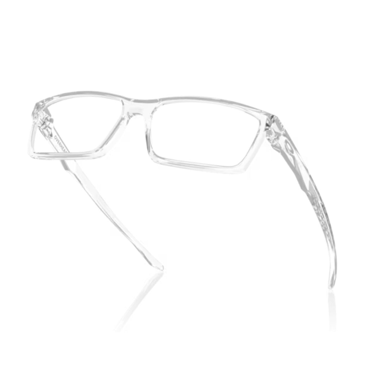 "Oakley OX8060-0357 eyeglasses polished clear stylish lightweight frames online at optorium."





