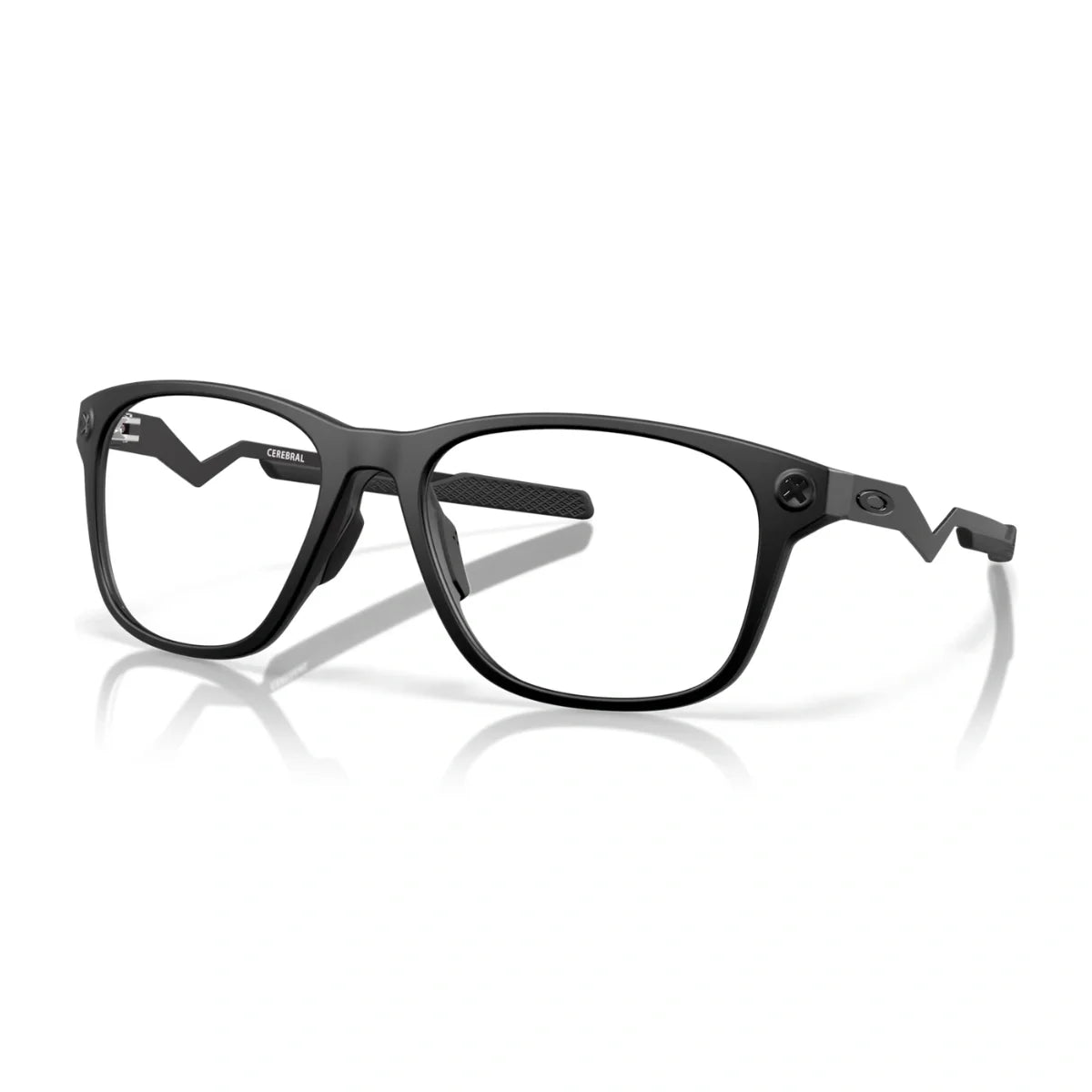 Oakley rectangle optical frame  OX8187 01 in satin black colour at Optorium