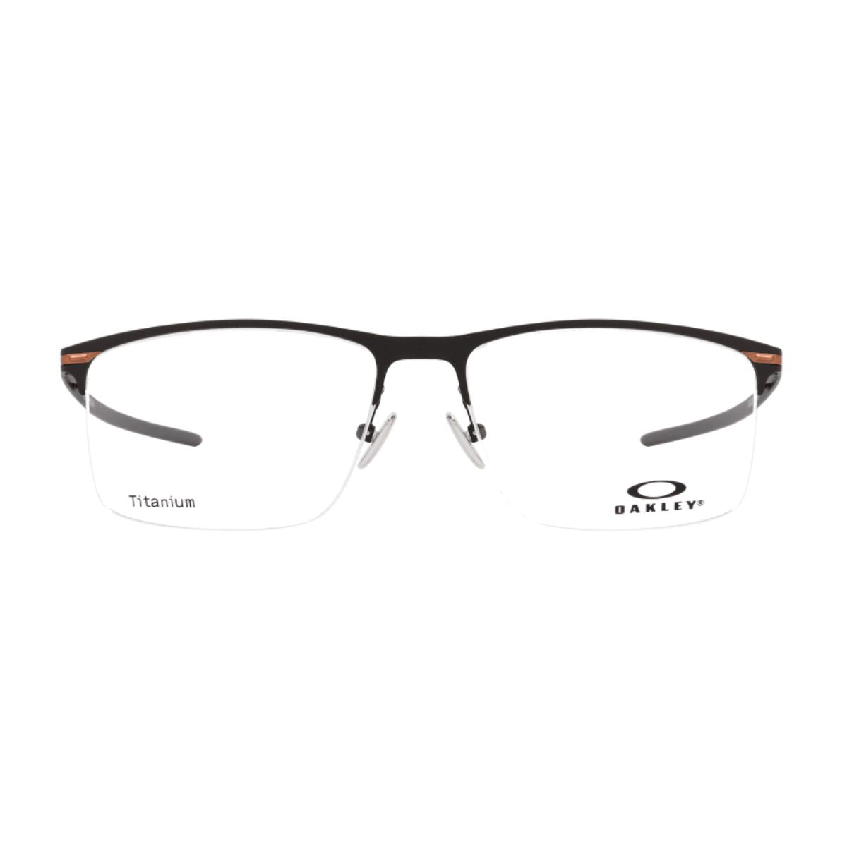 "Oakley Tie Bar 0.5 OX5140 0356 half-frame eyewear for men, online at Optorium."