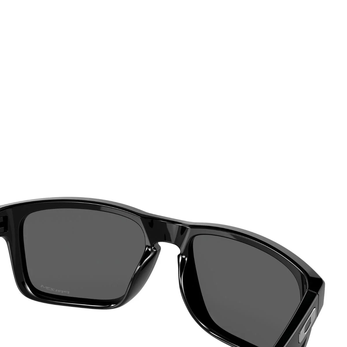 Trendy men's Oakley shades HOLBROOK OO9102 E155 polished black square shape Oakley sunglasses designed for sports performance and everyday style optorium.