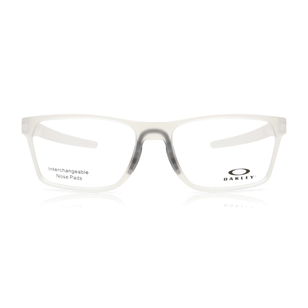 "Oakley Hex Jector transparent rectangle frame for men OX8032 0955 made of O Matter – Optorium"
