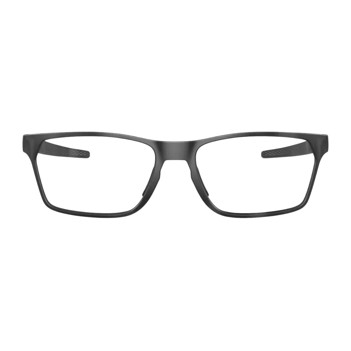 Oakley Hex Jector OX8032 men’s prescription glasses in black rectangle frame