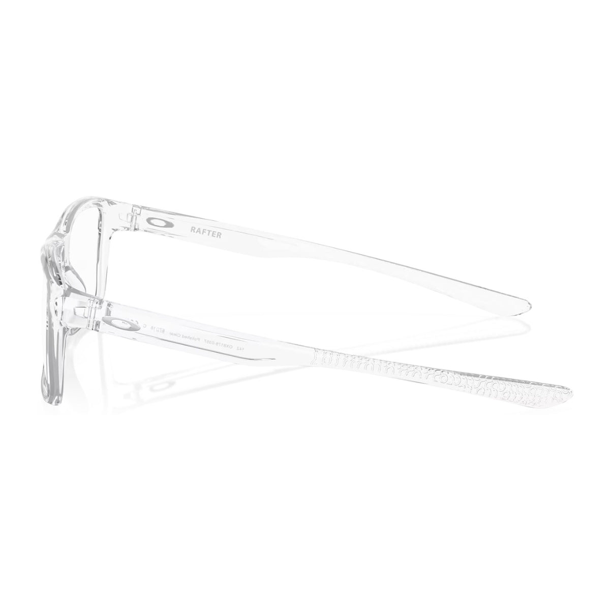 "Oakley spectacle OX8178 0355 rectangle frame polished clear colour with O Matter durable material – Optorium"