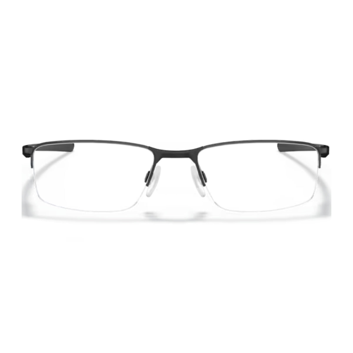 "Oakley spectacles Socket 5.5 OX3218 0154 polished black semi-rimless optical frames for men – available at Optorium"