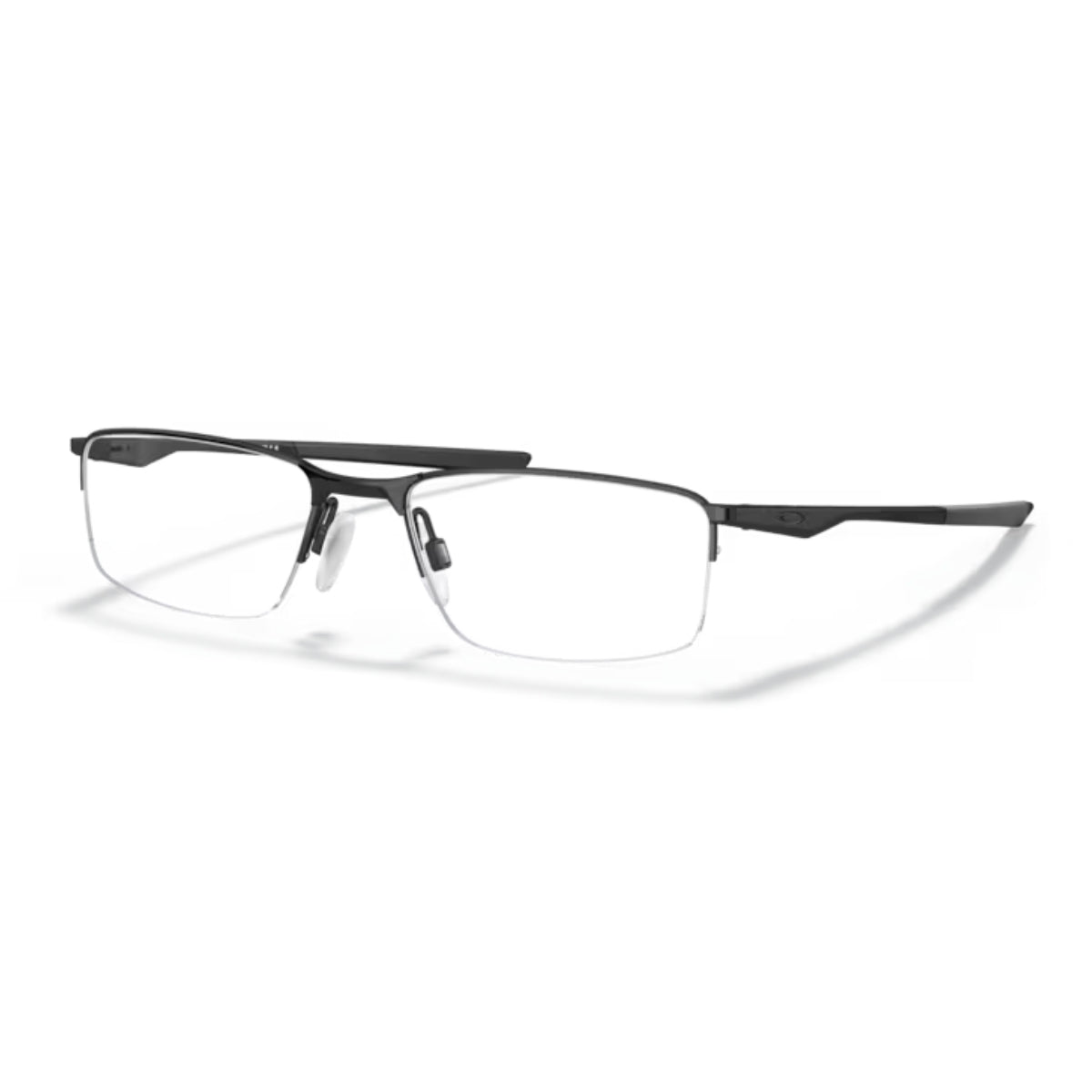 "Durable Oakley optical frames Socket 5.5 OX3218 0154 metal  frames in polished black finish – shop now at Optorium"