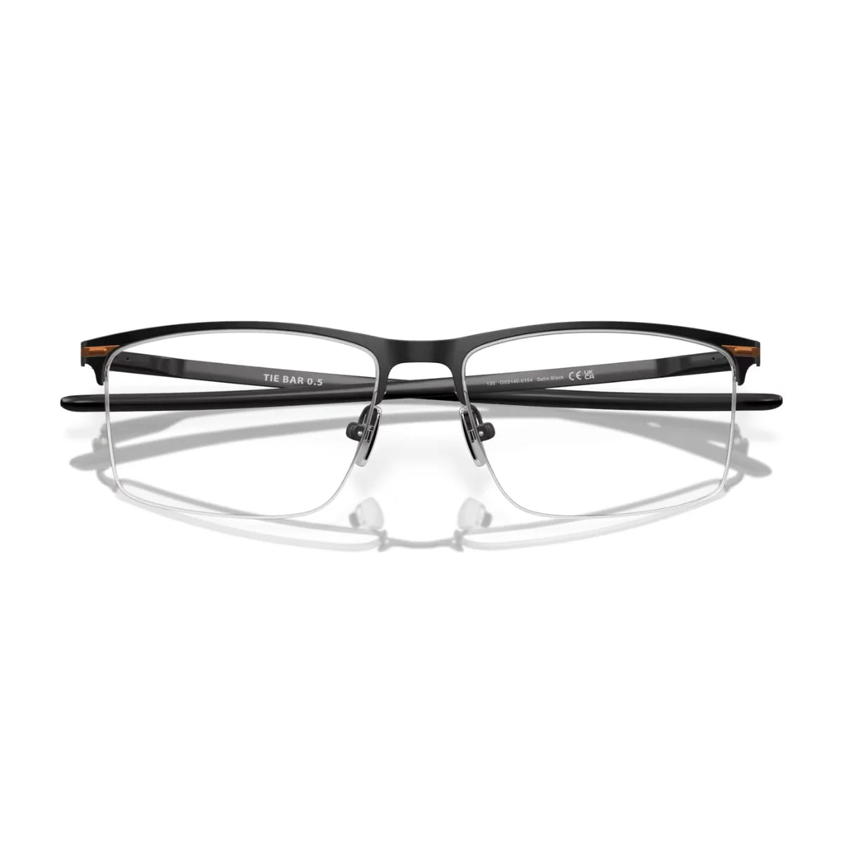 Oakley Tie Bar 0.5 OX5140 0156 Rectangle titanium half-rim optical glasses for men – Optorium
