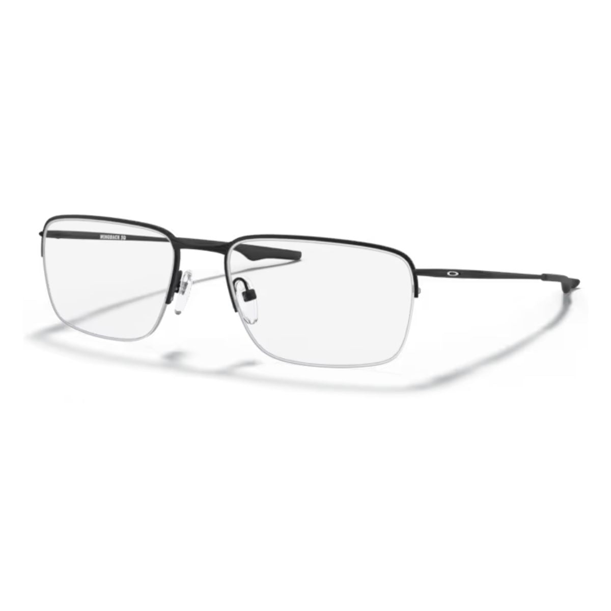 Oakley WINGBACK SQ Frame OX5148 0154 combines style and function with lightweight titanium material, making it top-rated among optical frames for men best precision vision – Optorium.