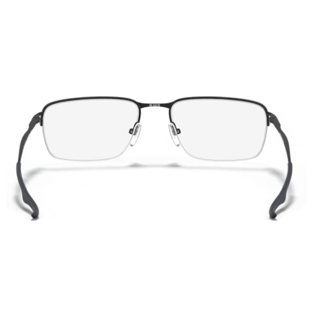 Get the best Oakley prescription glasses OX5148 with a satin black half-rim frame. Designed for men best sharp, modern style and lasting durability in titanium optical frames – Optorium.