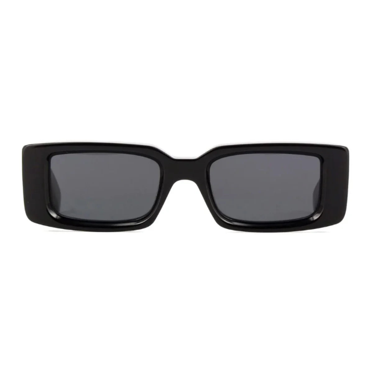 Shop Off White ARTHUR Sunglass OERI127 1007, stylish black color Off White sunglasses with UV protection. Premium rectangle shape Off White shades for men & women at Optorium.