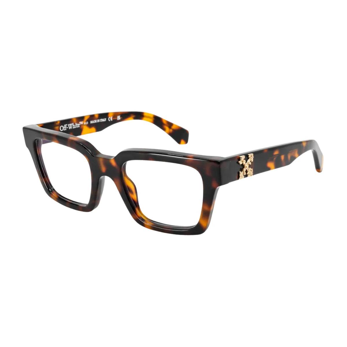 Havana square full-frame Off White OERJ08O 6000 optical eyeglass for unisex 