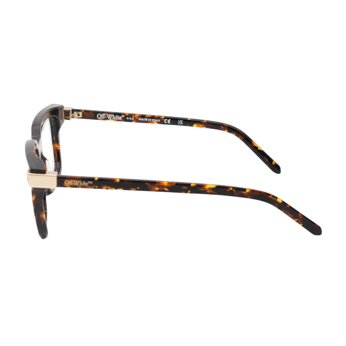 Off White eyeglass OERJ08S 6000 Italian-made Havana square unisex at Optorium