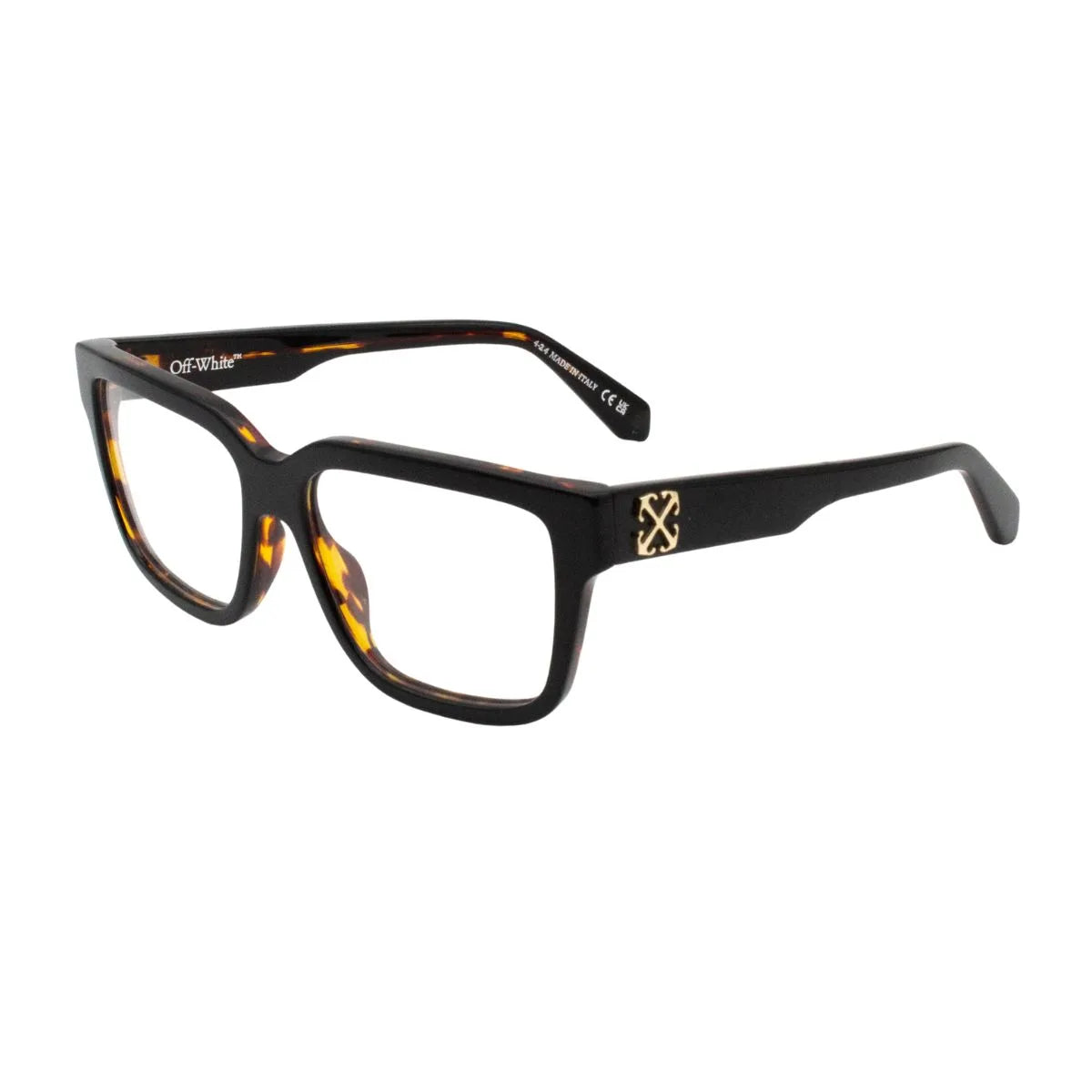 Off White Frame OERJO7M 1000, black square off white eyeglasses, elegant off white optical glasses, perfect off white prescription glasses and off white optical frames for men & women at Optorium.