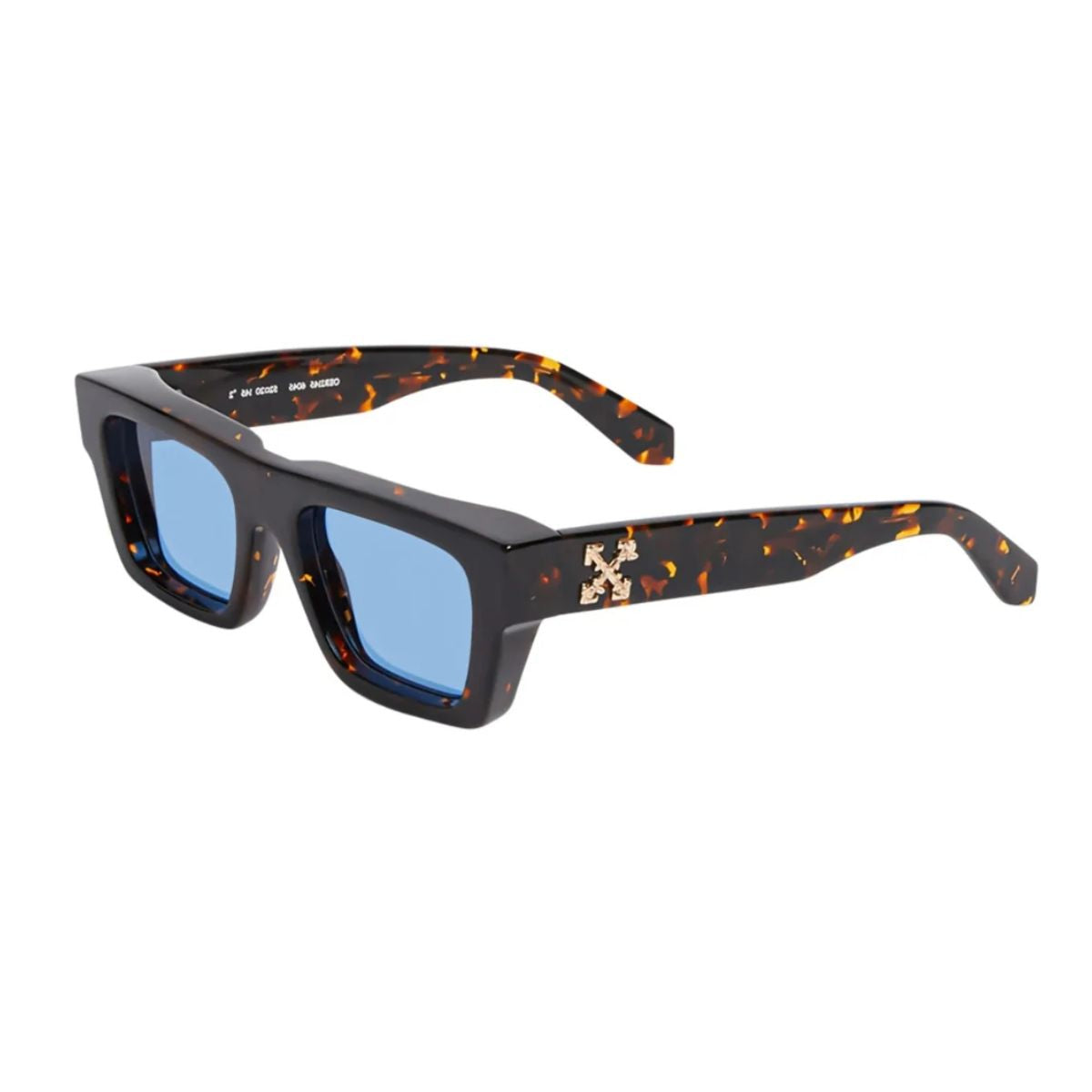 Trending Off White Square Sunglass, designed with a modern dark tortoise frame for a bold look. Premium UV protection sunglasses for men & women. Buy now at Optorium.