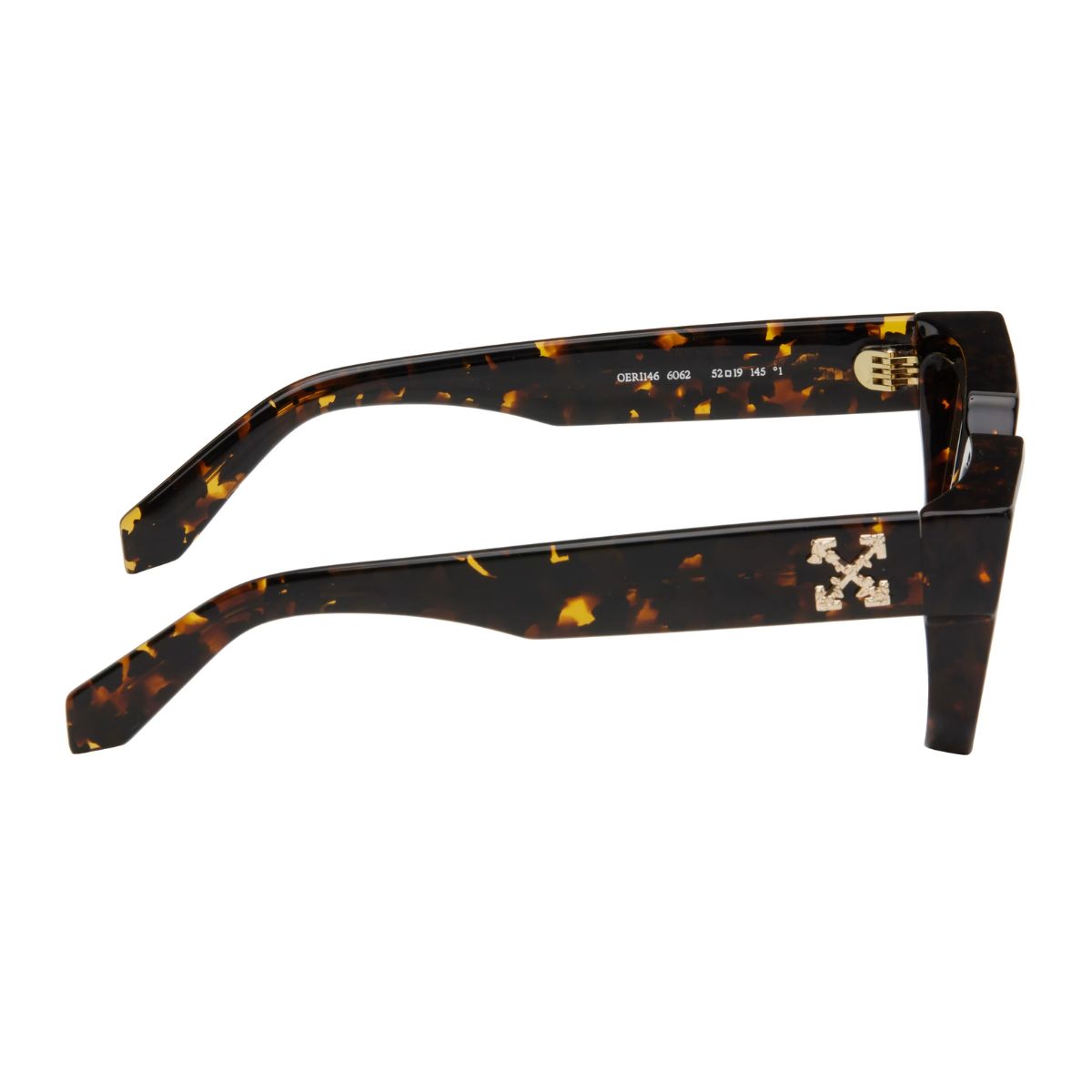 Top Off White Eyewear featuring a trendy Havana design and UV protection, perfect for men & Women fashion. Elevate your style with these sunglasses at Optorium.