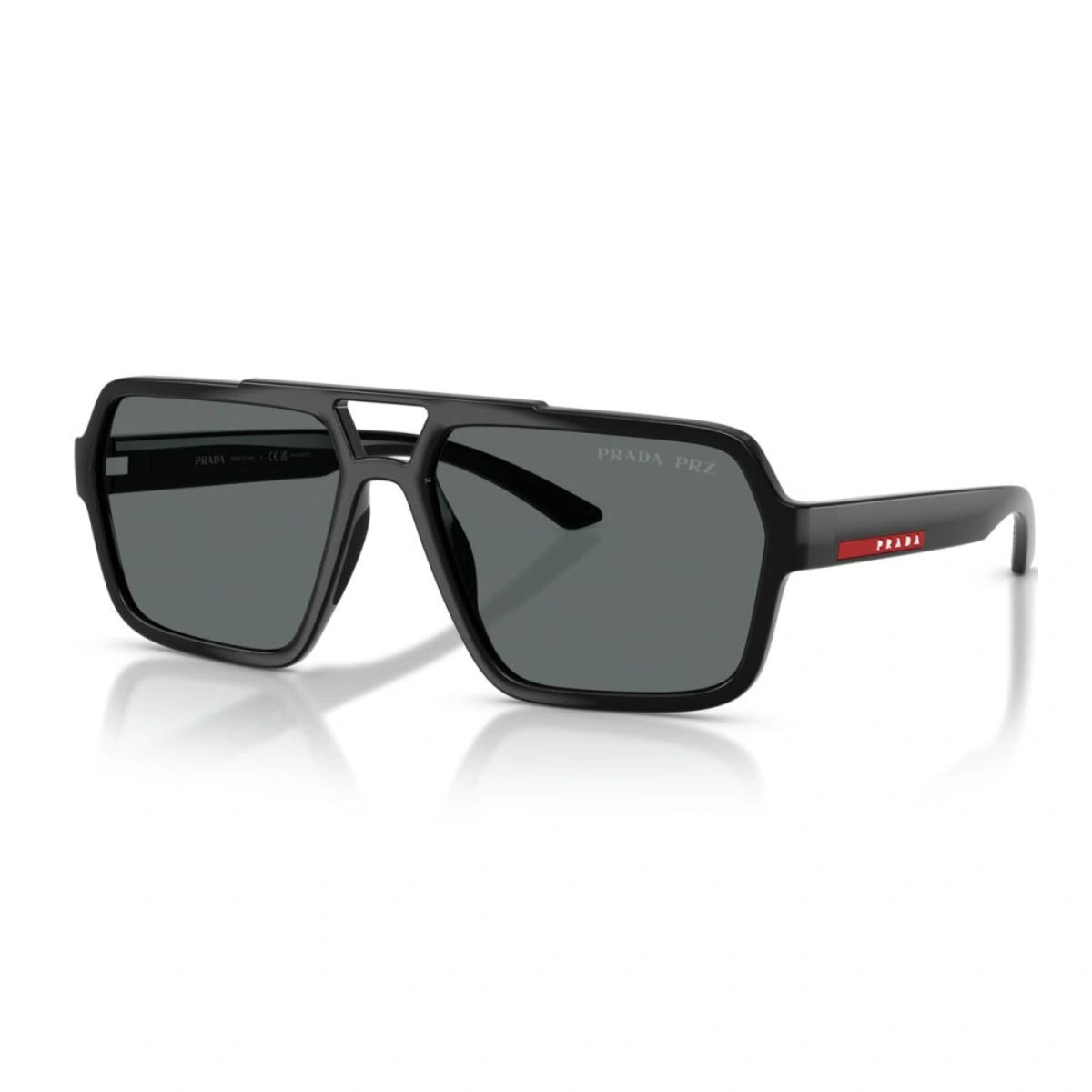 Prada sunglasses SPR A06 black frame unisex polarized shades