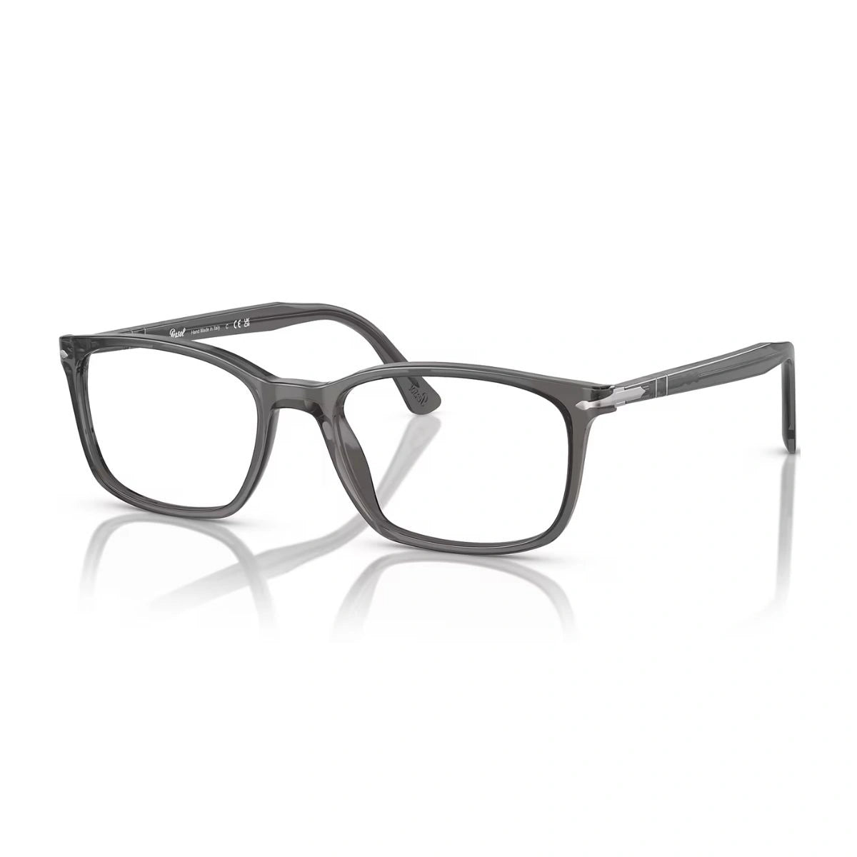 Persol mens optical frame 3189-V 1196 full frame transparent grey design
