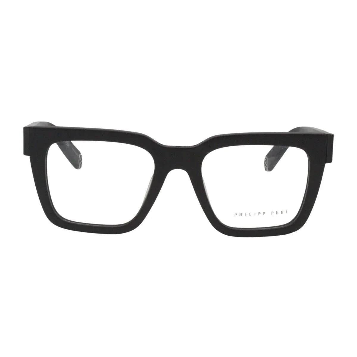 Philip Plien MASTER Frame VPP 112 0703 square shape philipp plein eyeglasses in matte black color optical frame featuring premium philipp plein eyewear and authentic philipp plein glasses design for luxury style optorium
