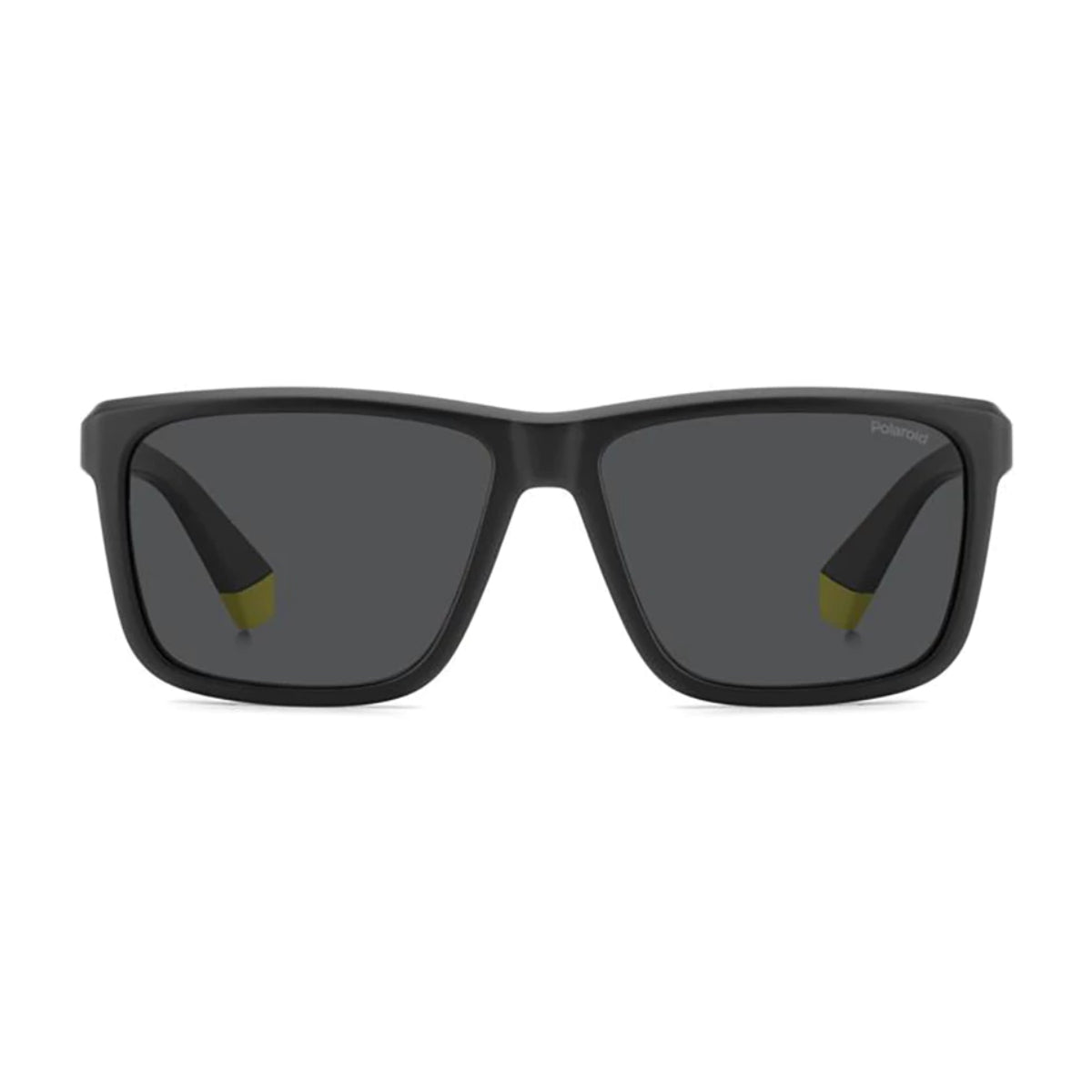Polaroid PLD 2164/S 003M9 black sunglasses for men featuring polarized lenses and sleek design — best Polaroid eyewear. Available at Optorium.