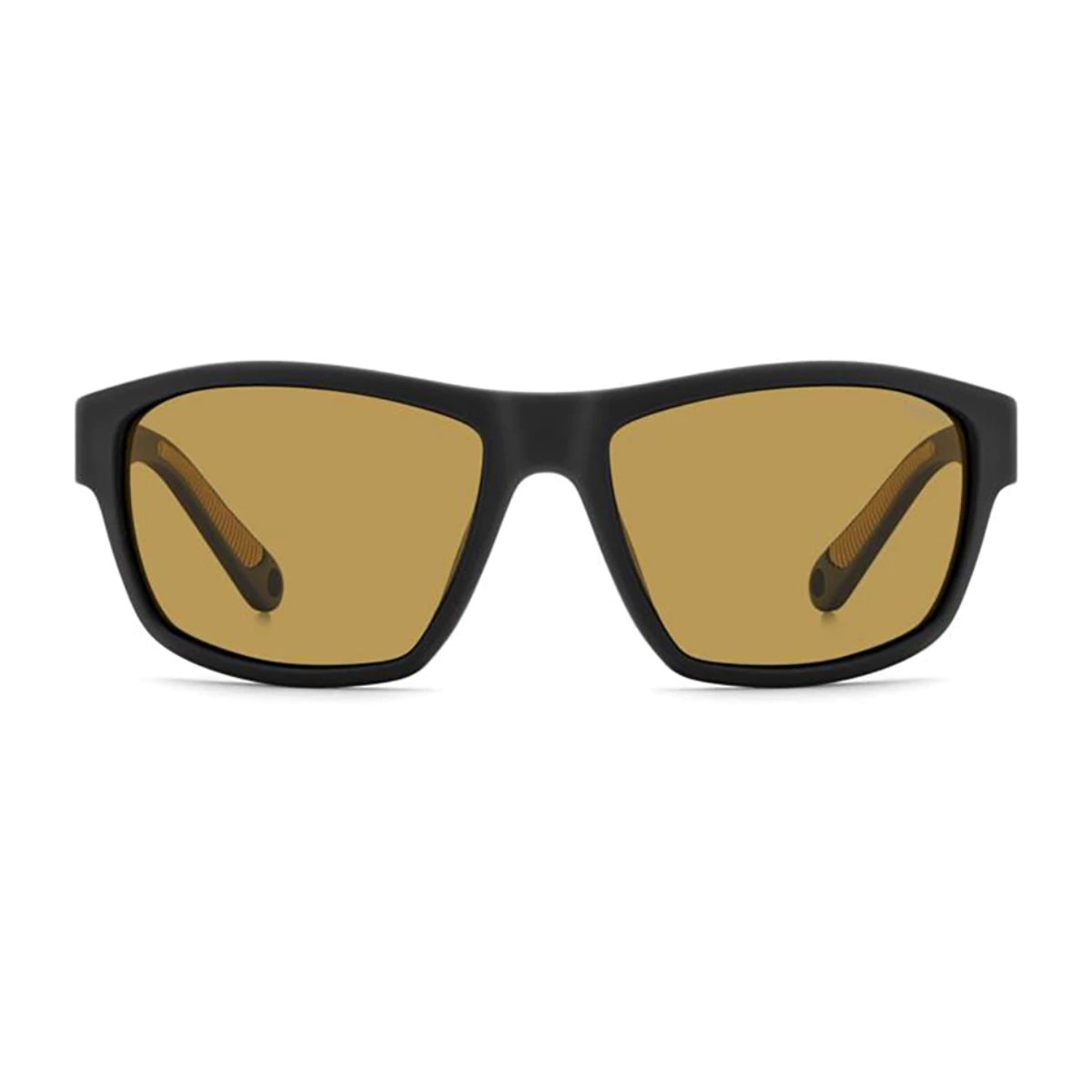 Polaroid PLD 7037/S PGCMU rectangle sunglasses featuring polarized gradient grey lenses and matte frame for stylish UV protection. Available at Optorium