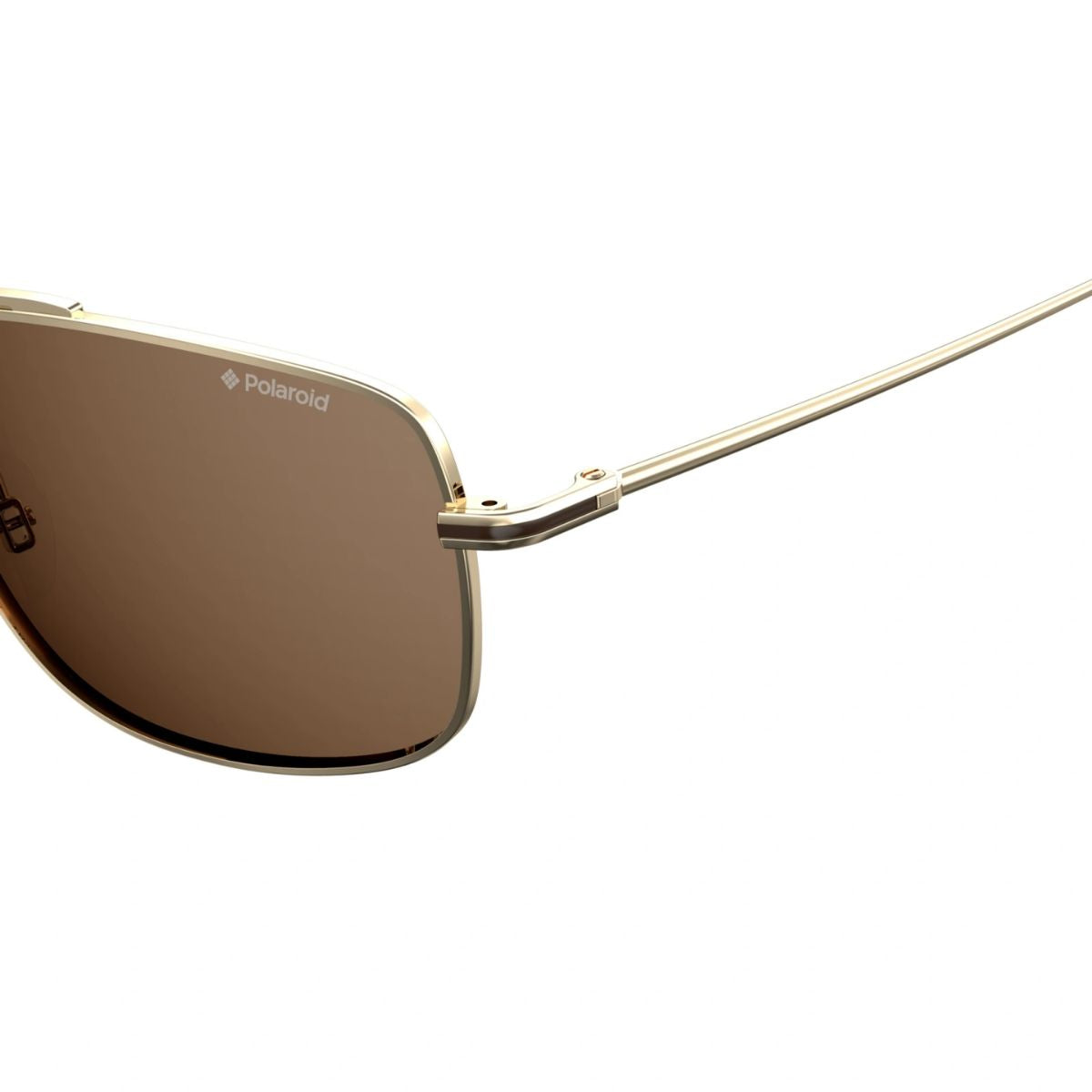 "Trendy Gold Metal Polarized Sunglass For Men's At Optorium"