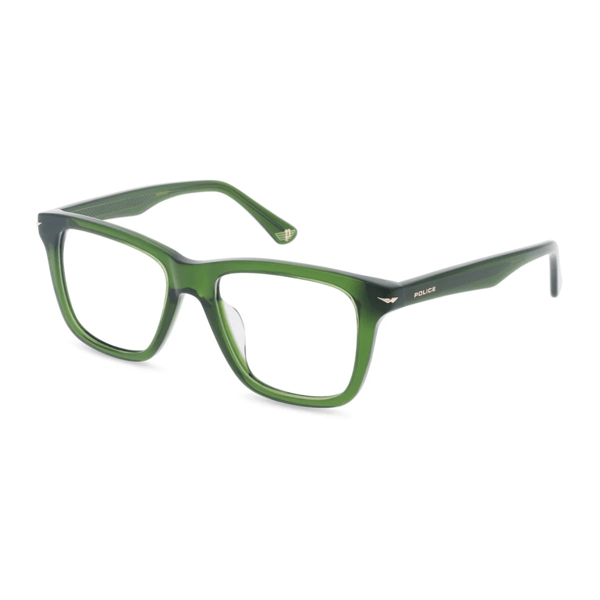 "Lightweight Police frame VPLN19K 0G61 premium optical frame with bold temples – modern designer police eyeglasses for daily wear available at optorium "