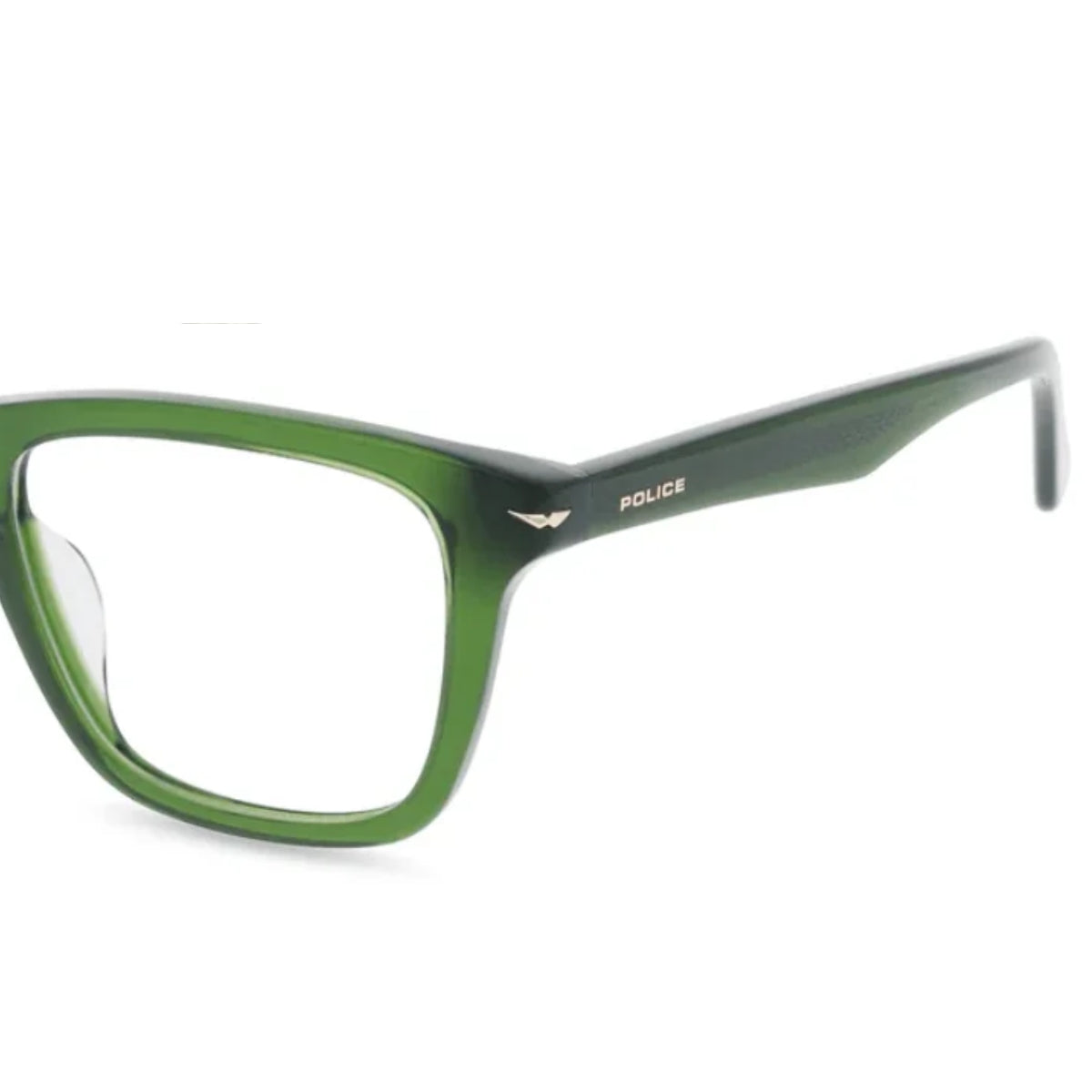 "Police eyeglass Champ6 VPLN19K 0G61  – modern men's glasses with sleek gunmetal finish, rectangular shape, and durable designer build."