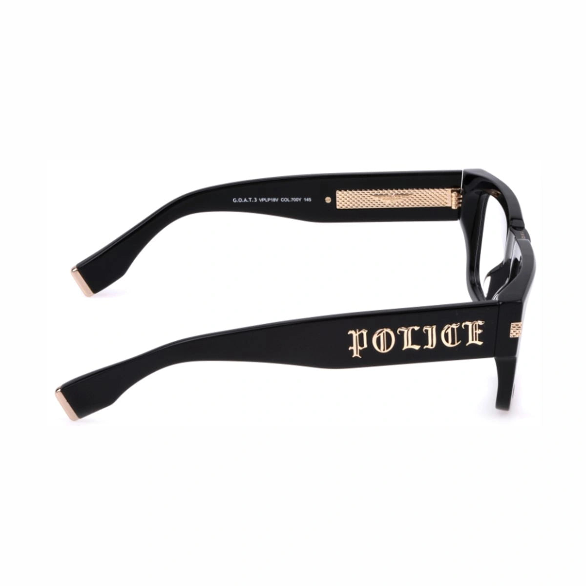 Premium Police VPLP18K Black Prescription Eyeglasses Full Rim for Men