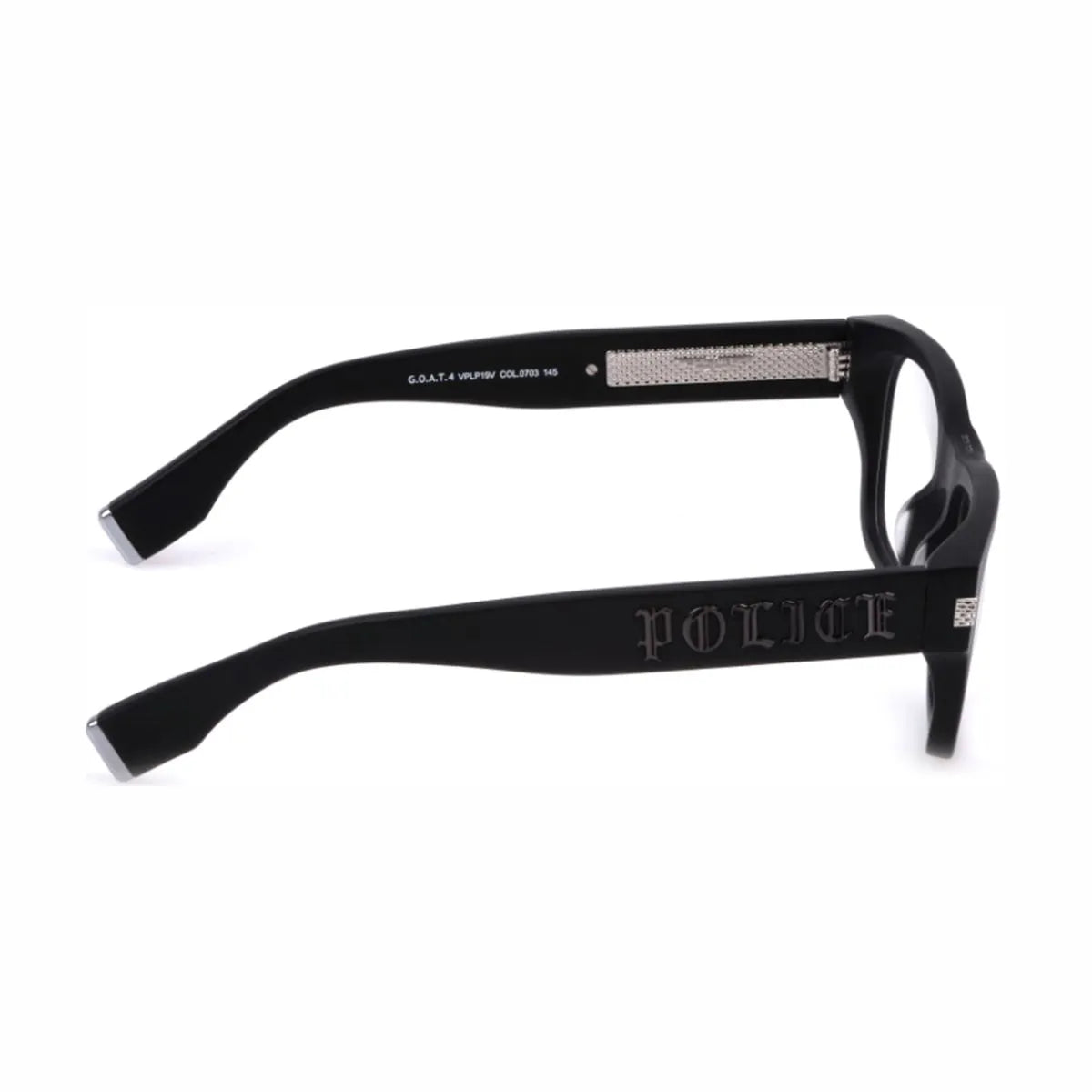Police VPLP19K 0703 optical frame men square design close up