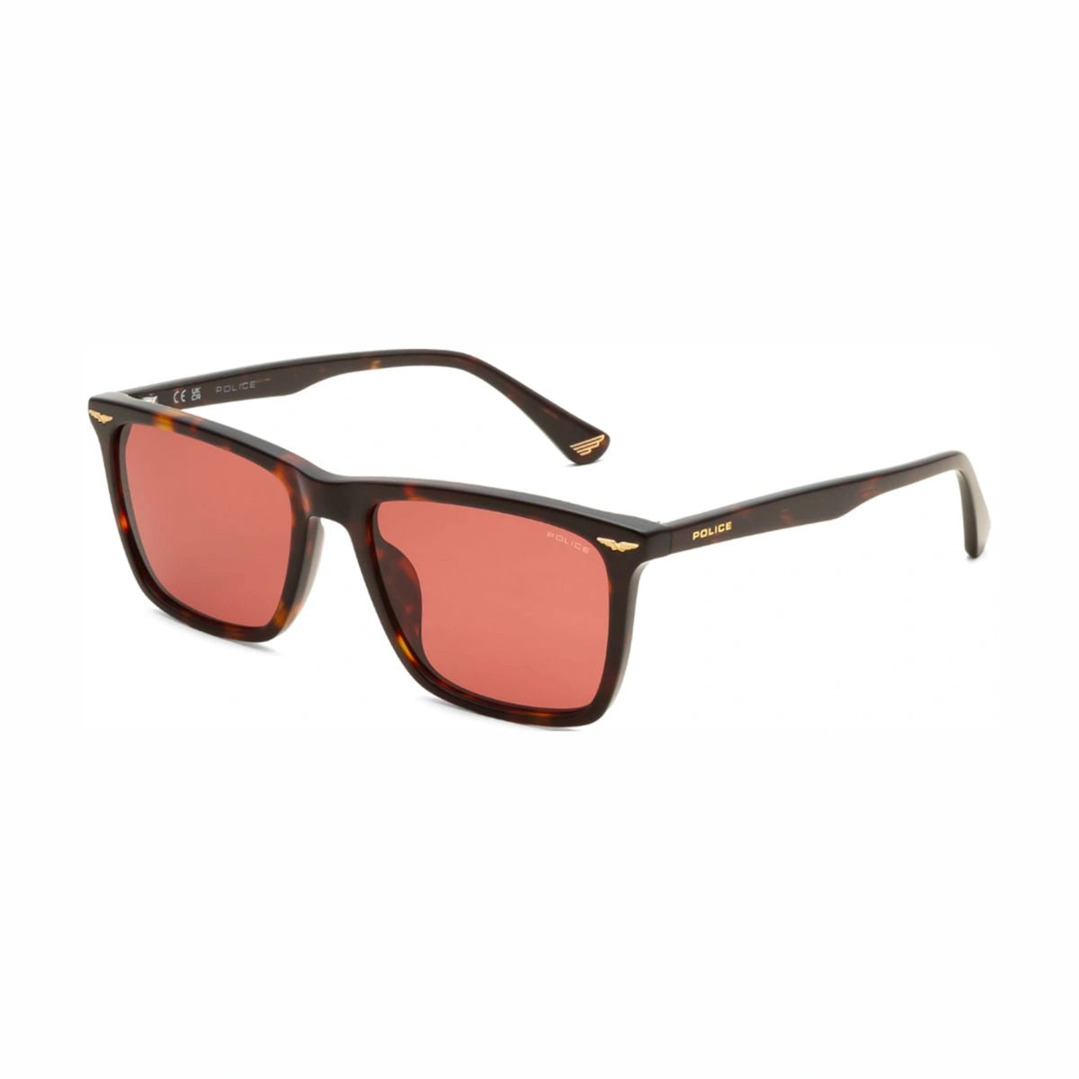 Unisex Police sunglasses brown lenses square frame India