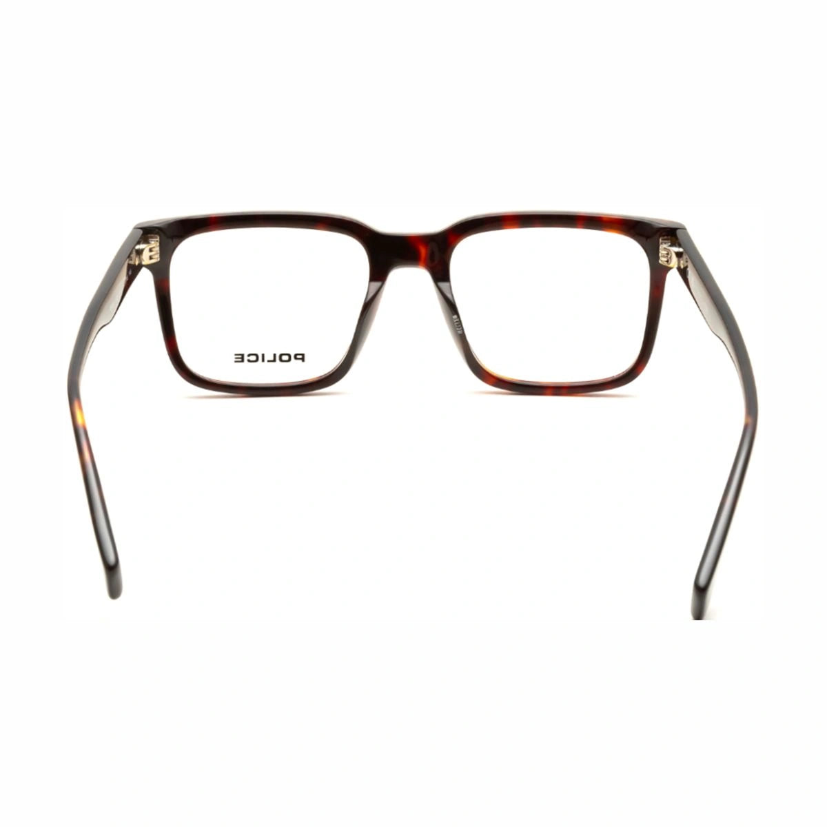 Police PEAK VPLV87K 0745 eyewear showing full frame in dark havana color