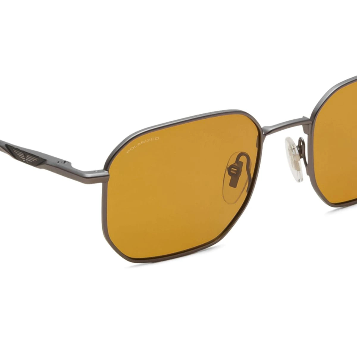 Police Shield sunglasses SPLW11K 613P gunmetal frame stylish unisex eyewear at Optorium