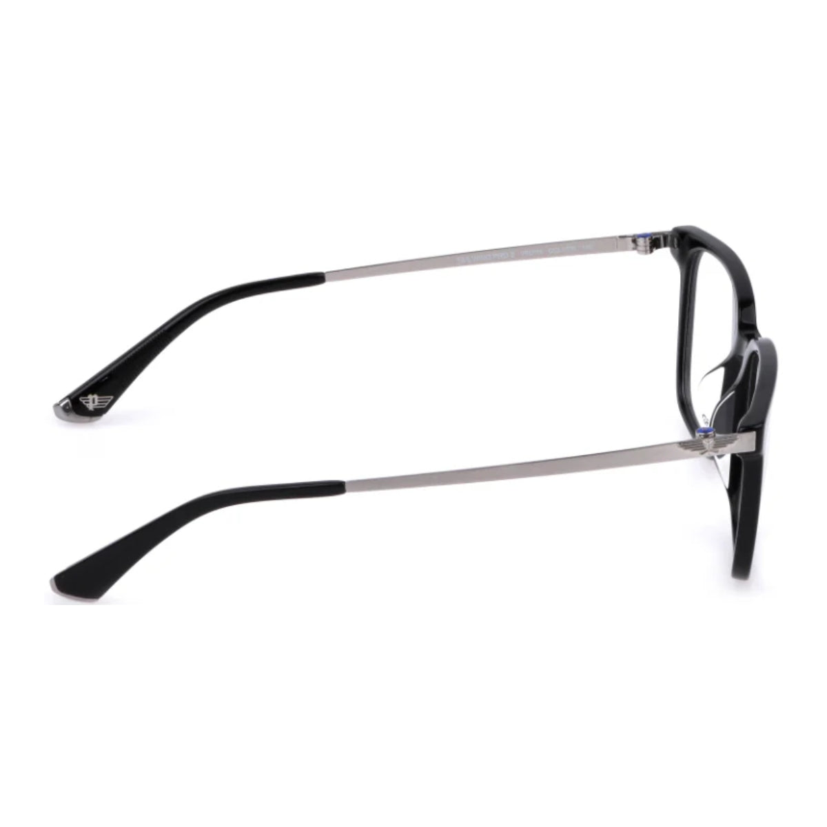 "Police men’s eyeglasses VPLP15K 0700 , high-quality square designer frame in black acetate for business and everyday use – Optorium"