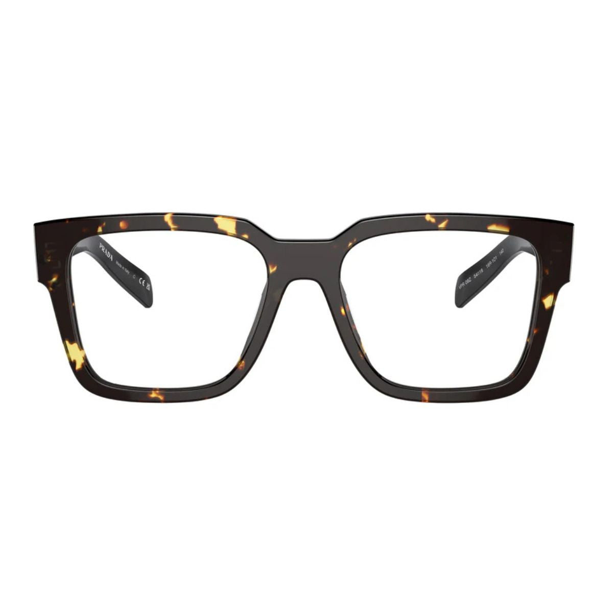 "Prada VPR 08Z 16R-1O1 Havana square frame for men online at Optorium."
