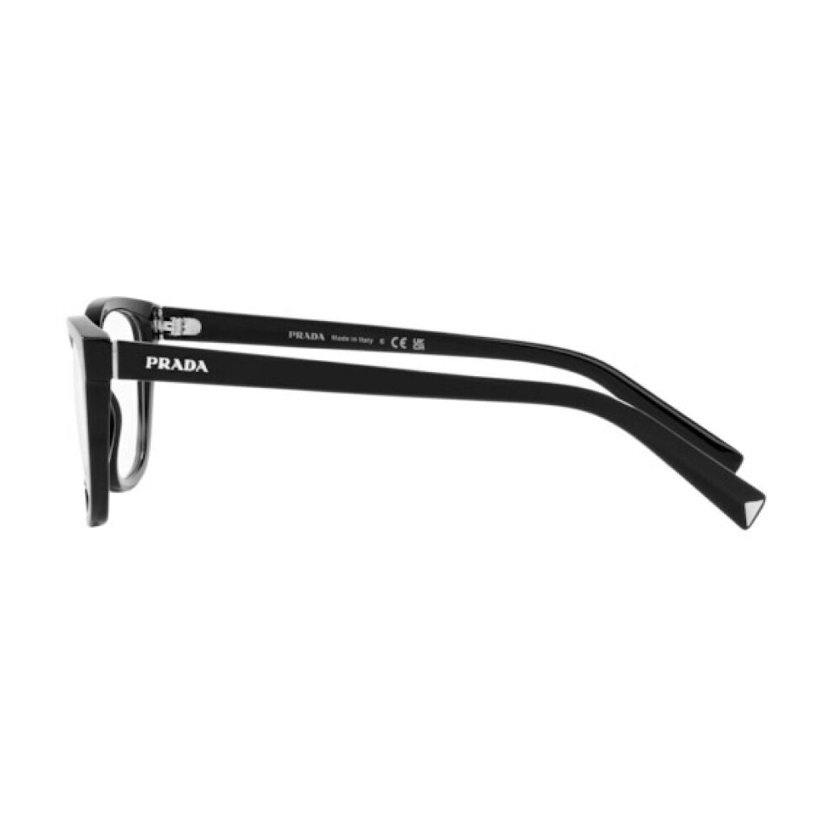 "Stylish Prada VPR 15Z 1AB-1O1 cat eye frame online at Optorium."
