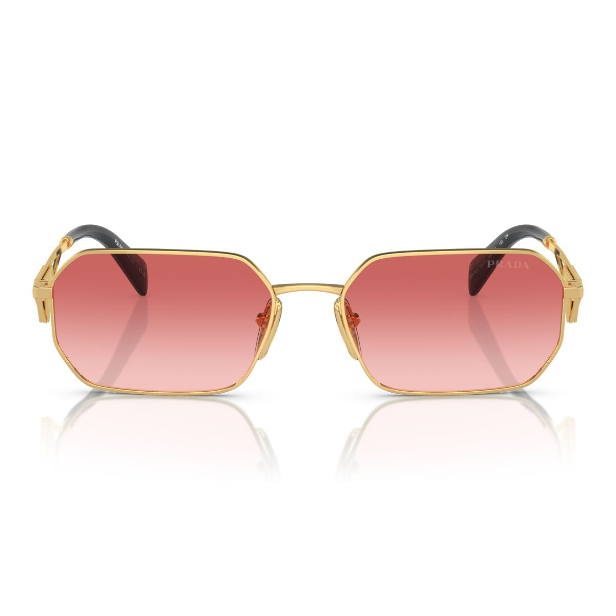 "Prada SPR A51 sunglasses with pink gradient lenses"