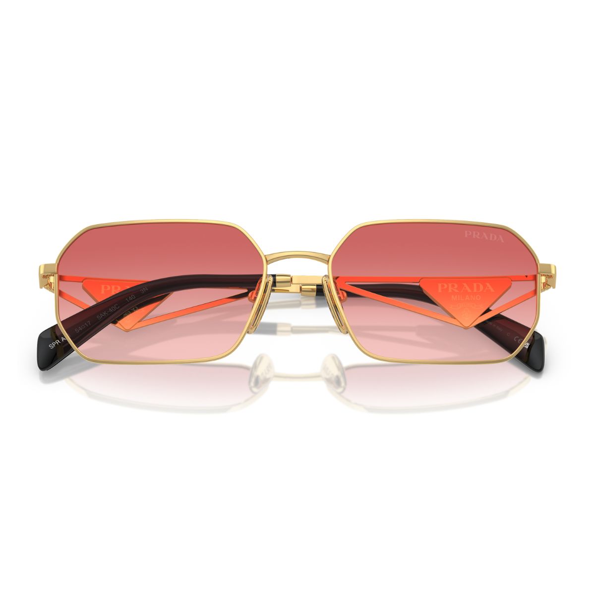 "Pink gradient lens Prada SPR A51 5AK-40C shades for women | Optorium"