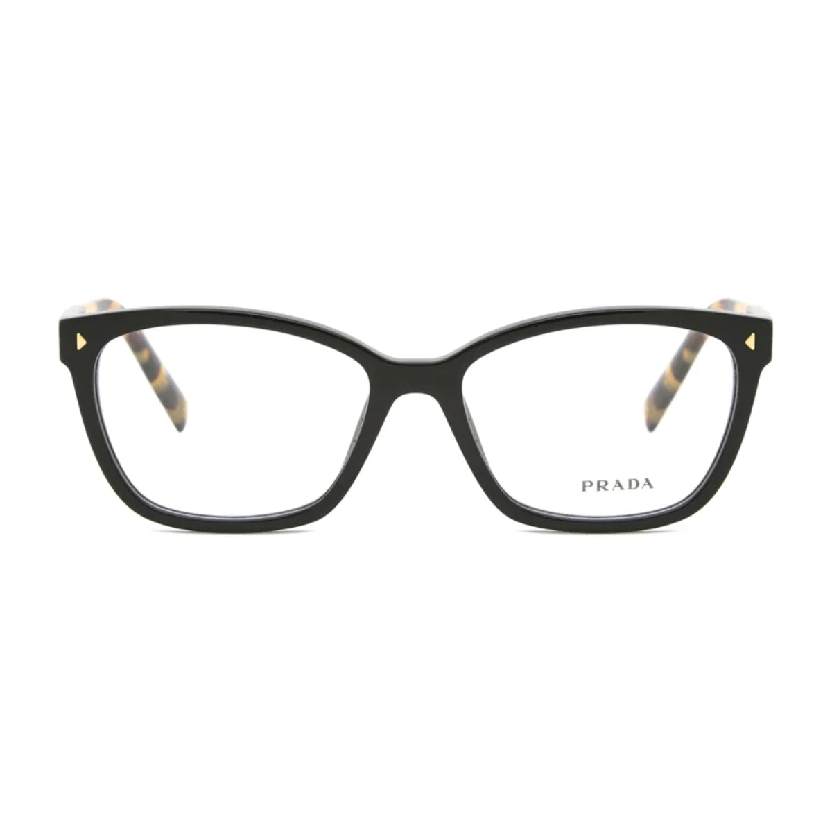 "Prada optical frame VPR15Z 389 101 square acetate eyeglasses for women seeking luxury eyewear, available at Optorium"