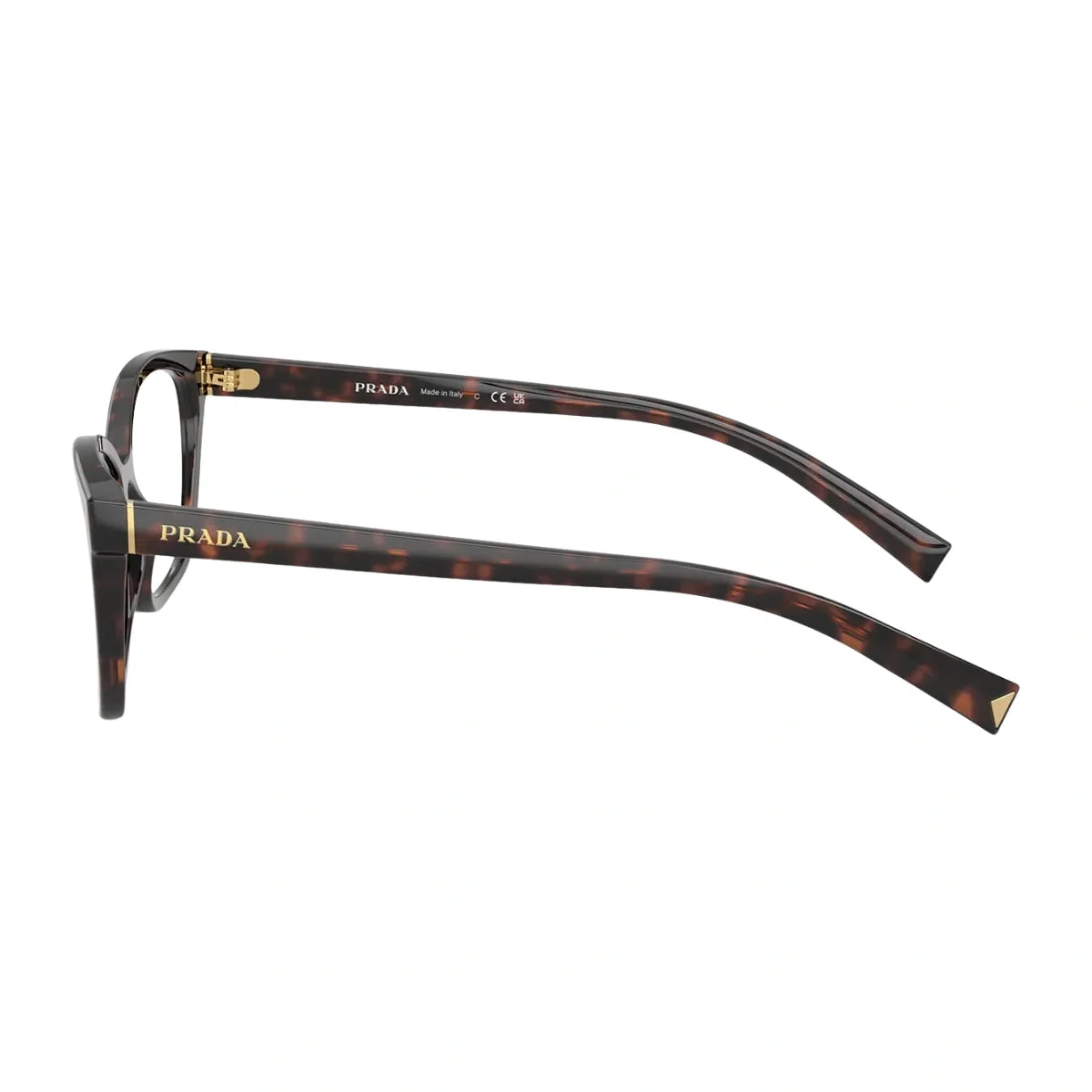 Prada Havana full-rim Cateye acetate women’s eyeglass  VPR 15Z 17N-1O1 – Optorium