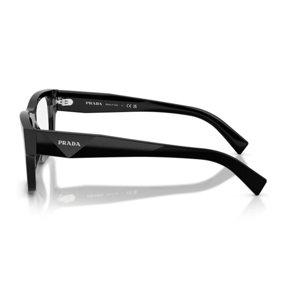 Prada Perception glasses VPR C01 16K-1O1 full-rim black square glasses for men – Optorium
