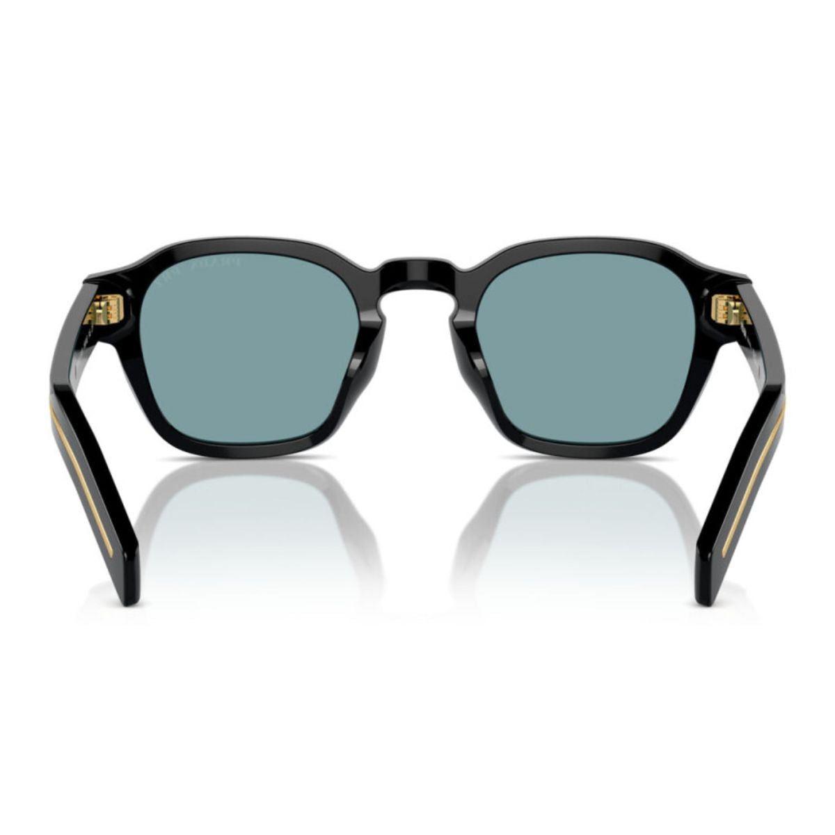 "Prada SPR A16 16K-04D, full rim round sunglasses with green lenses. Optorium"