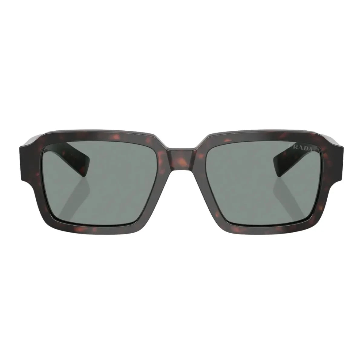 Prada Sunglass SPR 02Z 17N-20N featuring Havana color frame and square shape design, premium prada sunglasses for men with UV protection sunglasses, stylish prada mens sunglasses and prada shades men optorium