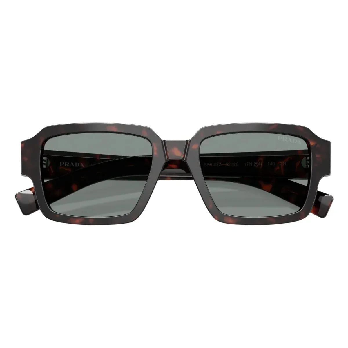 Discover Prada Sunglass SPR 02Z 17N-20N square shape eyewear with Havana color finish, high quality prada sunglasses sunglasses offering UV protection, perfect prada mens sunglasses for men optorium