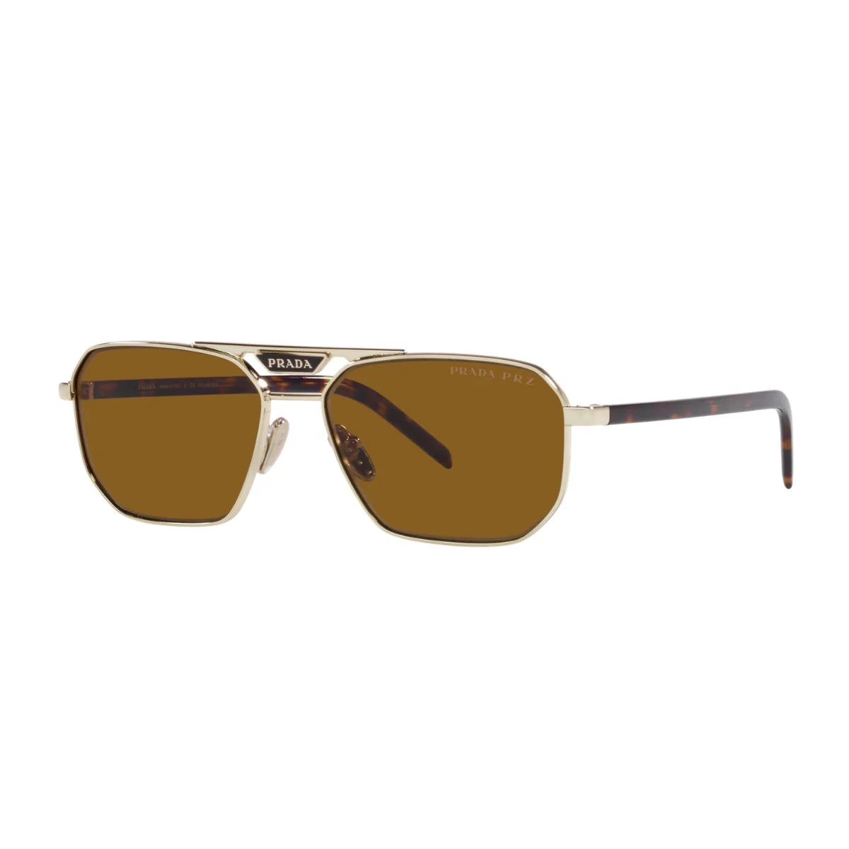 Prada men sunglasses SPR 58Y ZVN 5Y1 with a Rectangle full frame design at optorium
