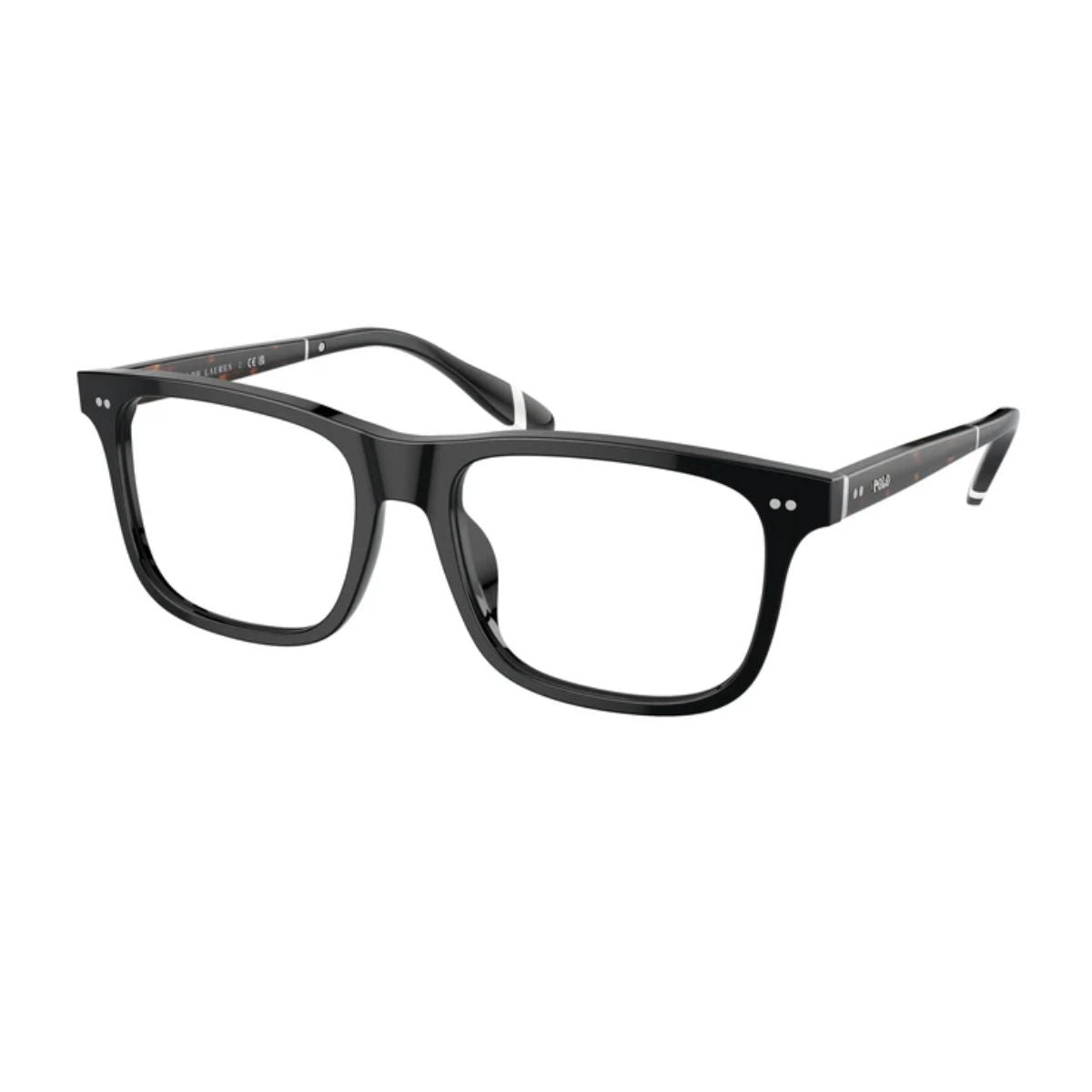 Elevate your look with Ralph Lauren Polo Square Optical Frames PH2270U 5001, designed for men who seek style and precision. Shop now online at Optorium.