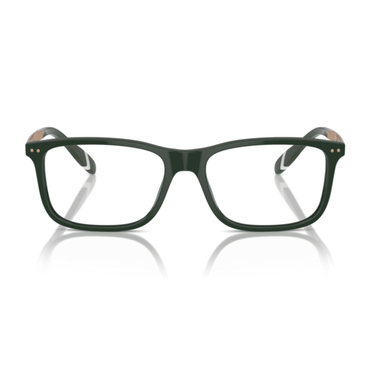 Ralph Lauren Polo PH2273 6140 green rectangle optical frame – stylish unisex design for men . Shop premium optical frames online at Optorium.