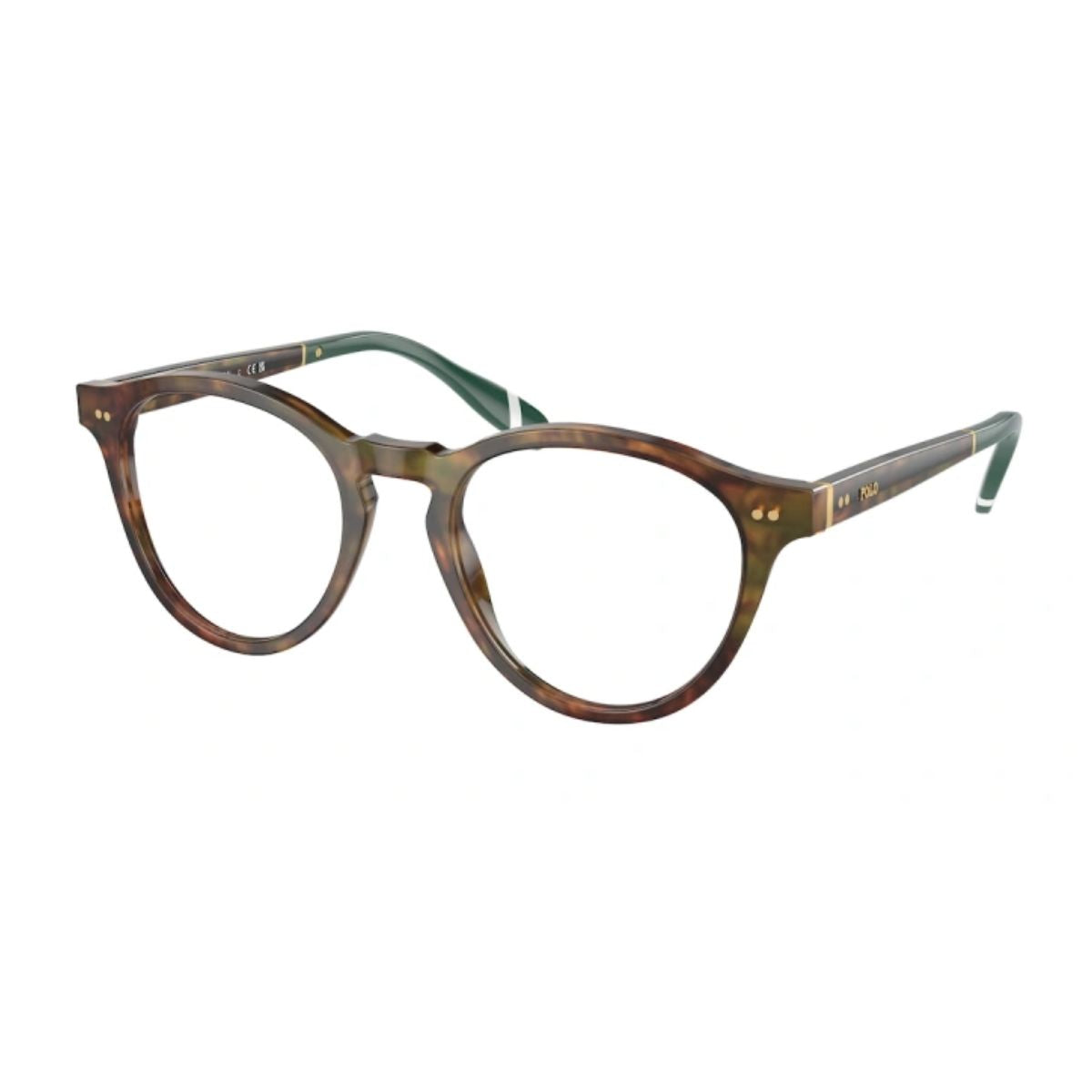 Discover premium eyewear with Ralph Lauren Polo round-shaped Havana optical frames, ideal for prescription lenses and a luxurious everyday look online at Optorium.