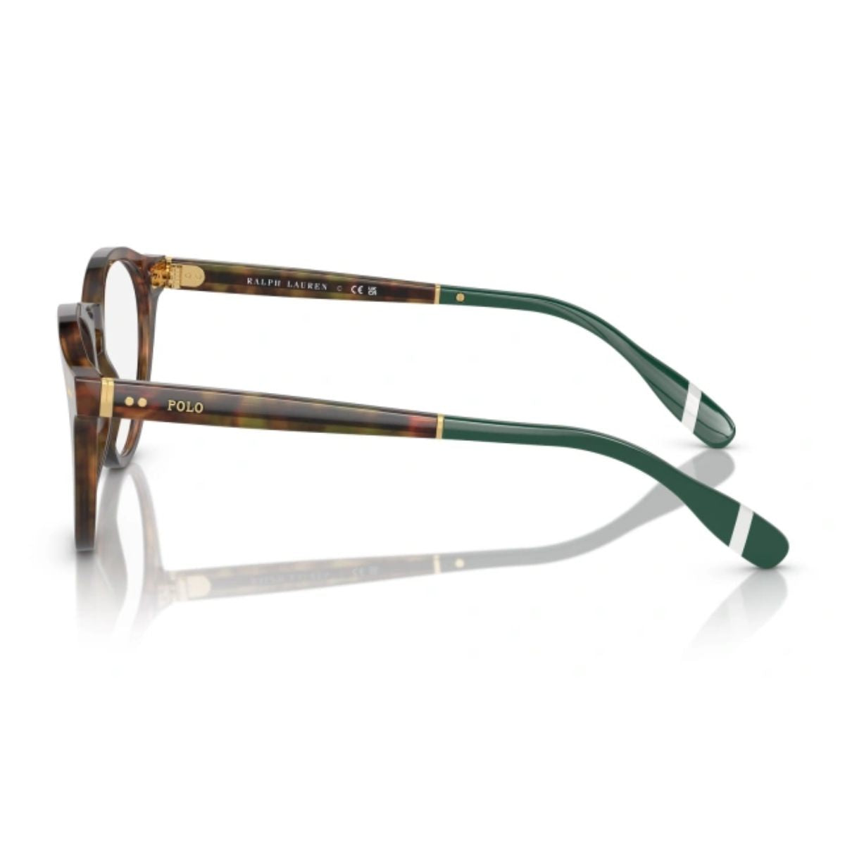Ralph Lauren Polo PH 2268 5017 men’s optical frames in Havana, featuring a stylish round design, perfect for professional and casual wear online at Optorium.
