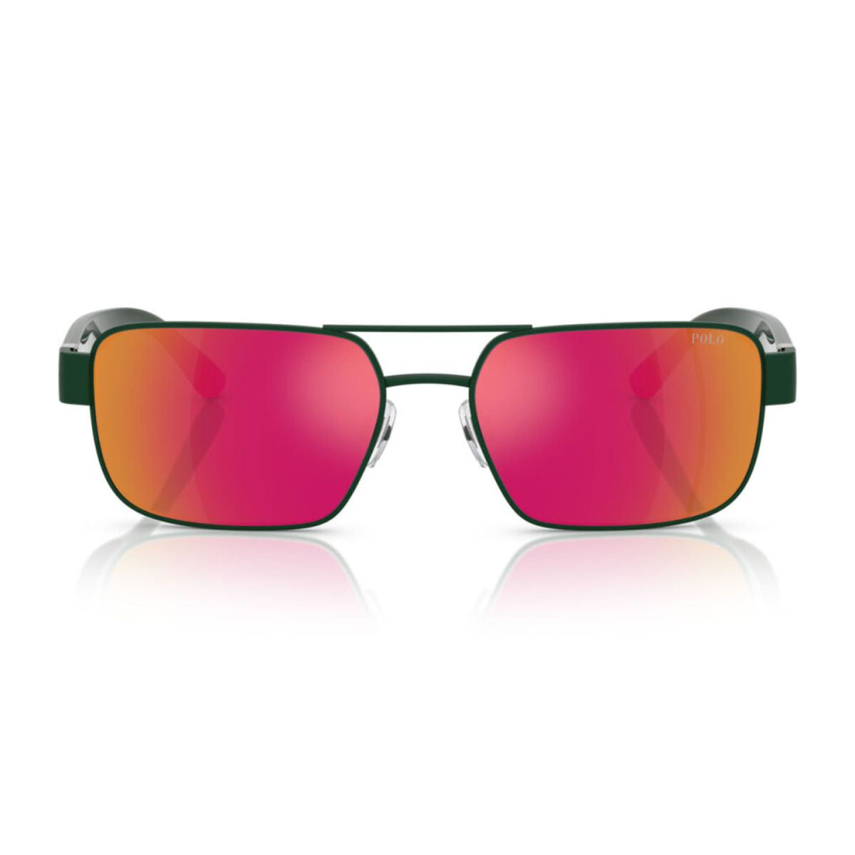 Top Ralph Lauren Polo PH3161 9481/6Q square sunglasses for men with dark green lenses and UV protection, perfect for daily wear and outdoor style. Shop now at Optorium.