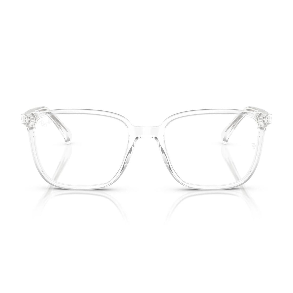 "Ray-Ban RB 5438I 2001 square frame with a transparent design online at Optorium."
